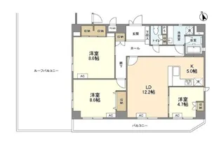 コンフォール山嘉(コンフォールヤマヨシ)【3階】の間取り
