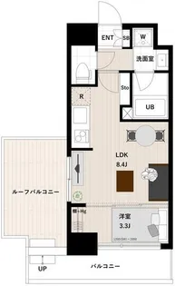 アーバンパーク清澄白河【9階】の間取り