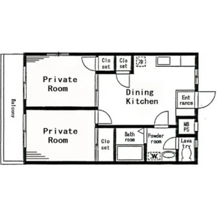 メゾンド清和【2階】の間取り