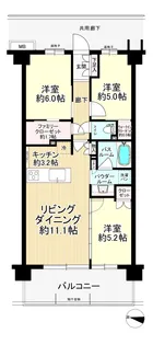 ソライエ南桜井【3階】の間取り