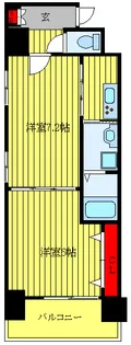 ステラ北進【8階】の間取り
