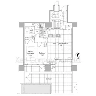 三田ガーデンヒルズ パークマンション【1階】の間取り