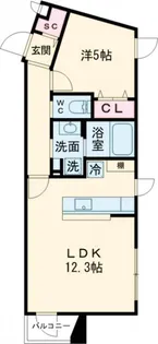 GranDuo柿の木坂2【3階】の間取り