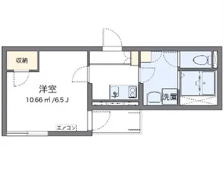 クレイノ清水せいわ【2階】の間取り