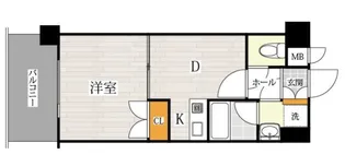 ベネフィス平尾グランスウィート【8階】の間取り