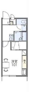 レオパレスK&K【1階】の間取り