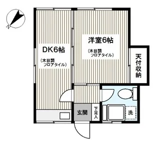 柳岡荘【2階】の間取り