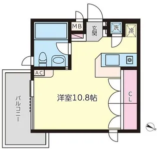 アッパルタメントベルベデーレ【3階】の間取り
