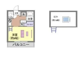 コリネス【2階】の間取り