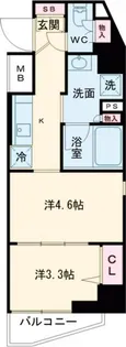 コンフォリア門前仲町サウス【5階】の間取り
