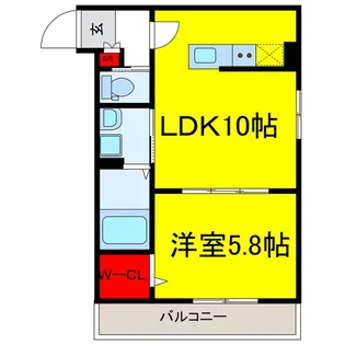 グレースヒルズ【3階】の間取り