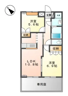 メゾンプロニティ【1階】の間取り