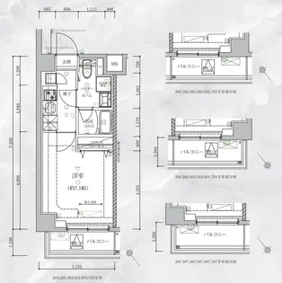 ヴォーガコルテ横濱市ヶ尾【3階】の間取り