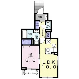 ブローテ II【1階】の間取り
