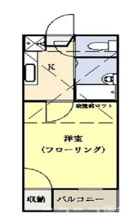 ライゼ立花【1階】の間取り
