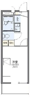 レオパレス高砂【2階】の間取り