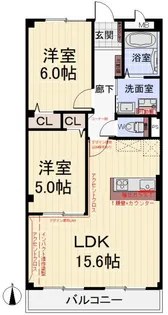 ビバリーヒルズ【2階】の間取り
