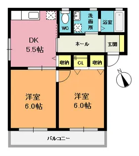 バンテヴェール I【1階】の間取り