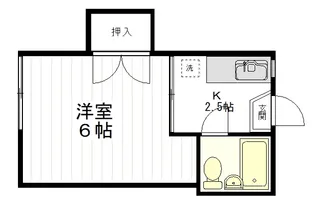 新星ビル【4階】の間取り