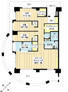 パークシティモアナヴィラ新浦安【3階】の間取り