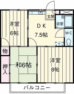 レジデンスミヤハラ【2階】の間取り