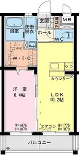 ALBA 船頭町【4階】の間取り