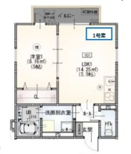 S Apt蒲生四丁目【3階】の間取り
