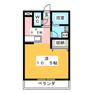 グランストーク篠ヶ瀬【2階】の間取り