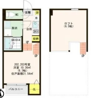 ハーモニーテラス東仙台IV【1階】の間取り