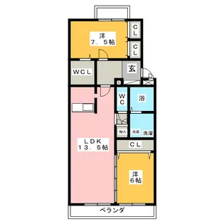 Cradle【1階】の間取り