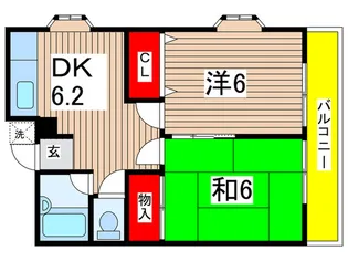 アリスパーク【3階】の間取り