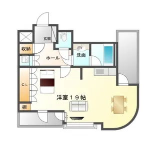 千種タワーヒルズ【3階】の間取り