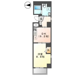アークビル【8階】の間取り