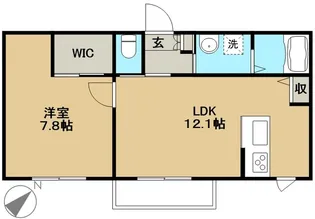 グランドソレーユ【1階】の間取り