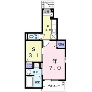 Sereno Kitano【1階】の間取り