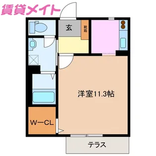 ベルドール【1階】の間取り