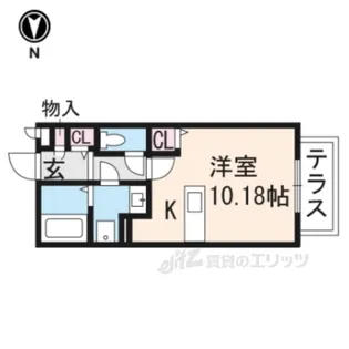パルティール22【1階】の間取り
