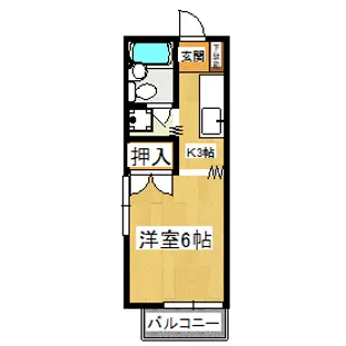 シャンブルレポ【2階】の間取り