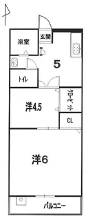 浜武シティビル【4階】の間取り