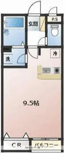 ポスト&ビーム木の家C【1階】の間取り