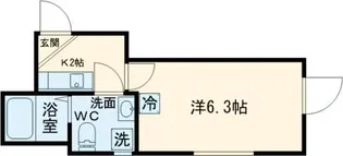 ミレハイムB【3階】の間取り