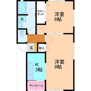 アントレII【2階】の間取り