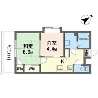 ファミールアキ【3階】の間取り