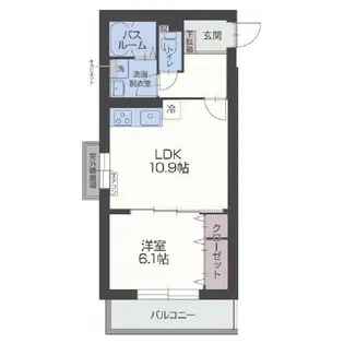 シャンパーニュ【4階】の間取り