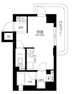 リヴェール池袋【7階】の間取り