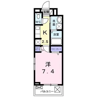 オーヴェスト アンビエンテ II【3階】の間取り