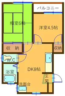 パークコート萩【2階】の間取り
