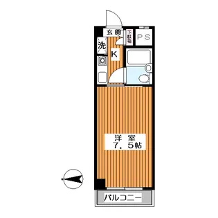 高橋マンション【4階】の間取り