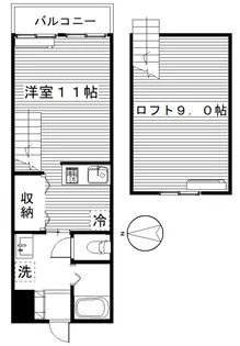 TYハウス倉賀野【1階】の間取り