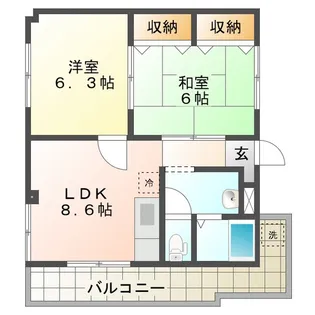 津興第2ビル【4階】の間取り